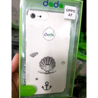 Ốp lưng Oppo A7 dẻo hộp trong suốt chống vàng ố cao cấp
