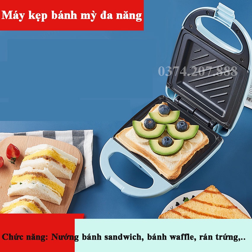 Máy Nướng Bánh Mì Sandwich, Máy Kẹp Nướng Bánh Mì