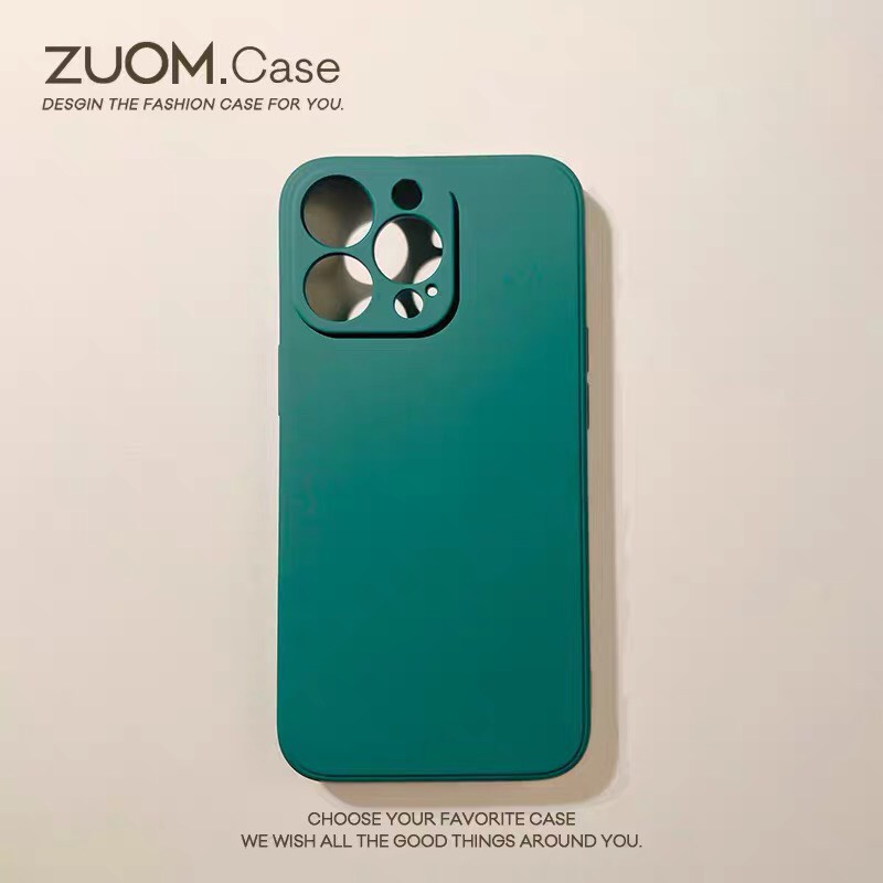 Ốp lưng iphone màu Xanh Rêu Bảo Vệ Camera dành cho iphone 6/6plus/6s/6splus/7/7plus/8/8plus/x/xr/xs/11/12/13/pro/max