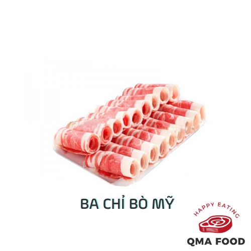 Ba chỉ Bò Mỹ Khay 500g - Nowship Hỏa Tốc 1h