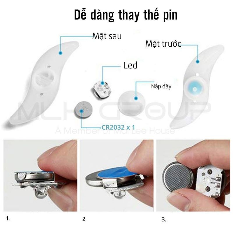 Đèn led nhiều màu gắn bánh xe Đạp chống Thấm Nước, hình cánh quạt, chất lượng cao SIGO