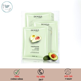 Mặt Nạ Quả Bơ Bioaqua Niacinome Hydrating Shea Giữ Ẩm Cấp Nước Trắng Da