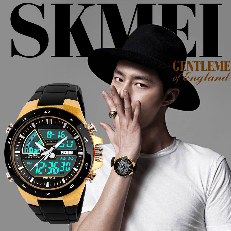 Đồng Hồ Thể Thao Nam SKMEI 1016 Phiên Bản Sport Chống Nước 50m, Phong Cách Cực Chất | BigBuy360 - bigbuy360.vn