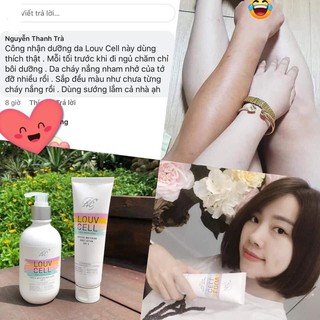 Kem dưỡng trắng body louv cell