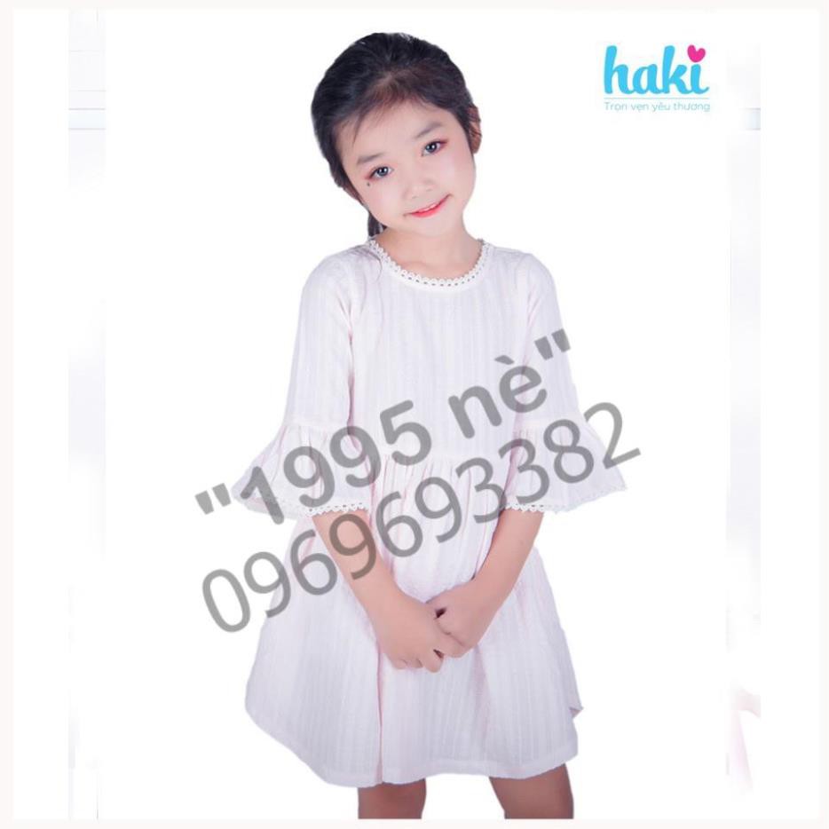 Váy thô phối ren tay xòe chính hãng Haki TH019 ( Hàng Việt Nam xuất khẩu)