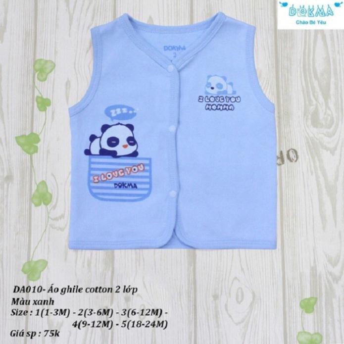 ÁO GILE COTTON 2 LỚP Dokma DA010