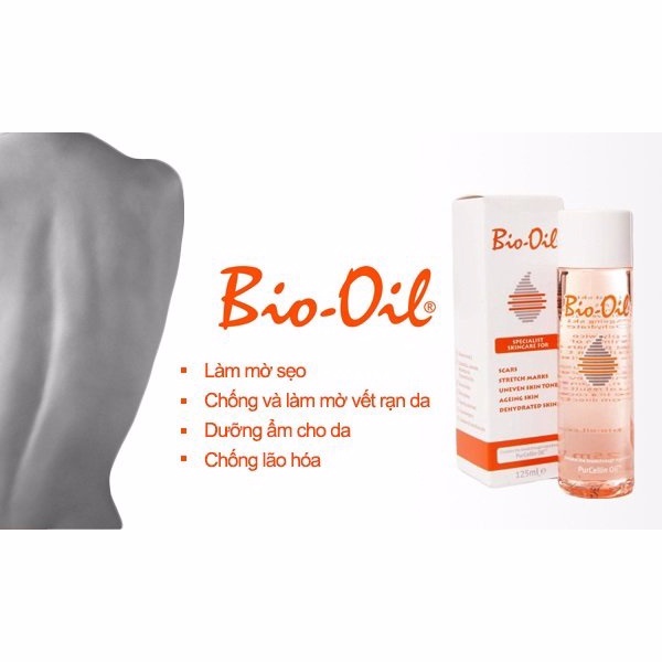 Tinh dầu chống rạn da bà bầu bio oil scar treatment làm hết rạn da mờ sẹo hết thâm da khi mang thai và sau sinh.