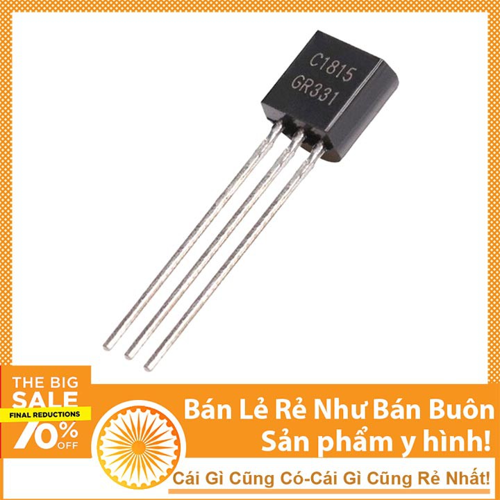 Combo 4 Linh Kiện Transistor C1815 TO-92 50V 0.15A NPN