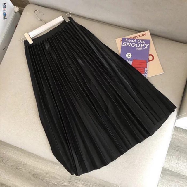 Cv330-chân váy bóng xếp ly mỏng