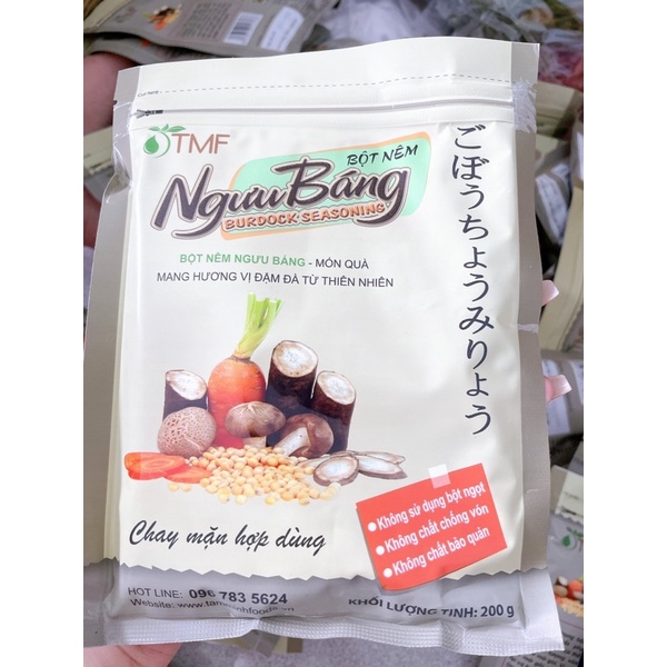 HẠT NÊM DƯỠNG SINH NGƯU BÁNG- phù hợp người ăn kiêng ăn chay