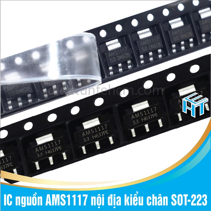 IC nguồn AMS1117 nội địa kiểu chân SOT-223 5V