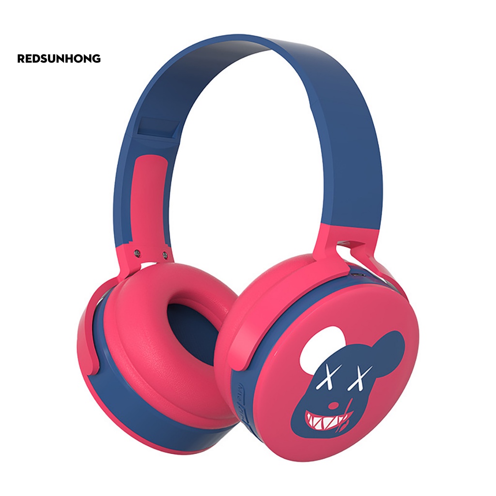 Tai Nghe Nhét Tai Bluetooth Không Dây Âm Thanh HiFi Chống Ồn Hình Gấu Dễ Thương Cho E-sport