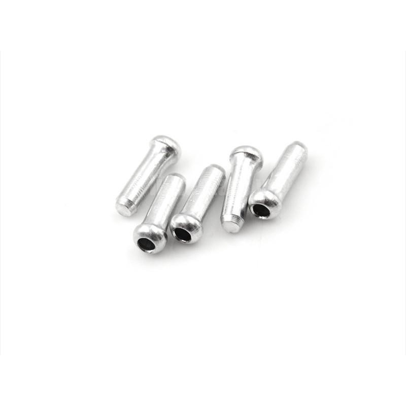 Sét 5 đầu bịt ruột dây phanh, dây đề xe đạp bằng nhôm dày dặn - PK Xe Dap Gia Re
