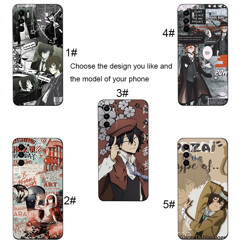 Ốp Điện Thoại Mềm Hình anime Bungou Stray Dogs Cho Samsung Galaxy A02s A03S A13 A33 A53 A73 Plus Lite JE45 Mới
