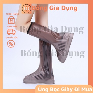 Ủng Bọc Giày Đi Mưa, Ủng Đi Mưa Cao Cổ Lội Nước Siêu Bền Chống Nước