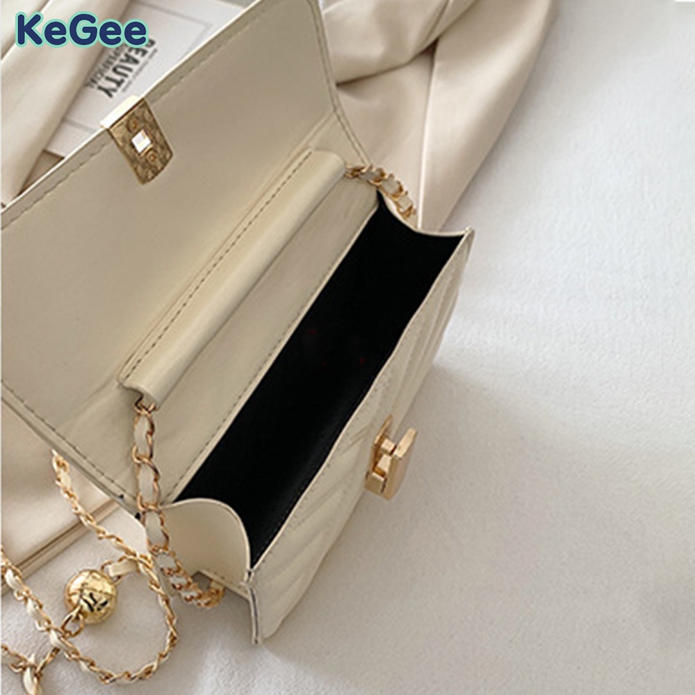 Túi Đeo Chéo Da PU Mini Phong Cách Hàn Quốc Thanh Lịch Dành Cho Nữ