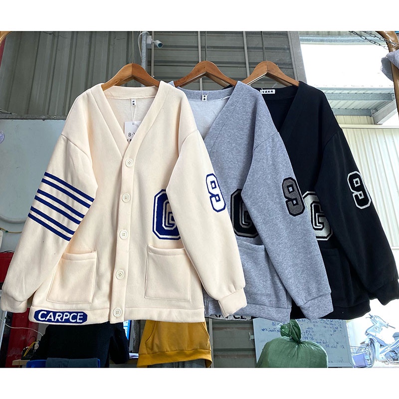 Áo Khoác Cardigan Nỉ Chữ G Siêu Hót M523