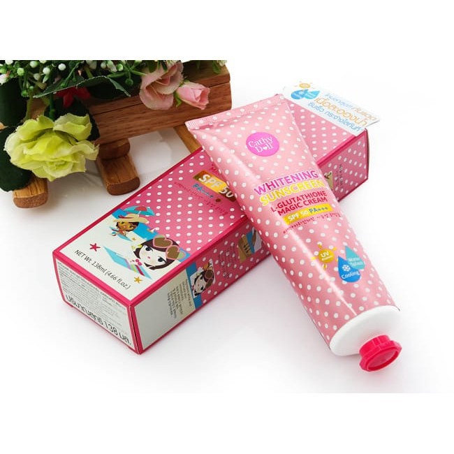 Kem chống nắng trắng da Cathy Doll L-Glutathione Magic Cream 138ml