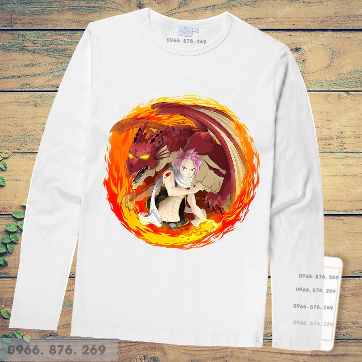 Áo thun dài tay fairy tail theo yêu cầu | BigBuy360 - bigbuy360.vn