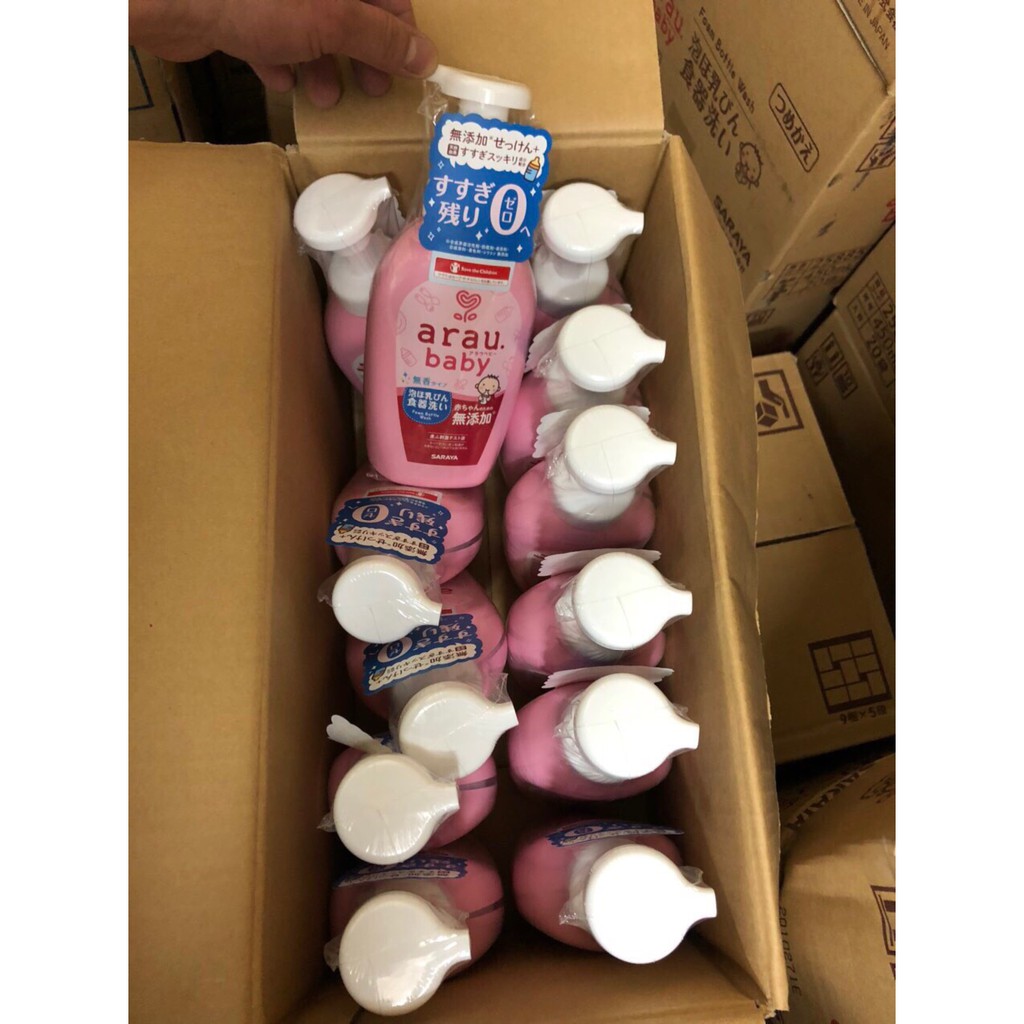 Nước rửa bình sữa Arau Baby dạng chai 500ml / túi 450ml [RỬA BÌNH ARAU]