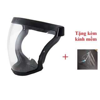 Kính Chống Giọt Bắn Phòng Chống Dịch Cao Cấp Face Shield Tặng Kèm Kính Mềm