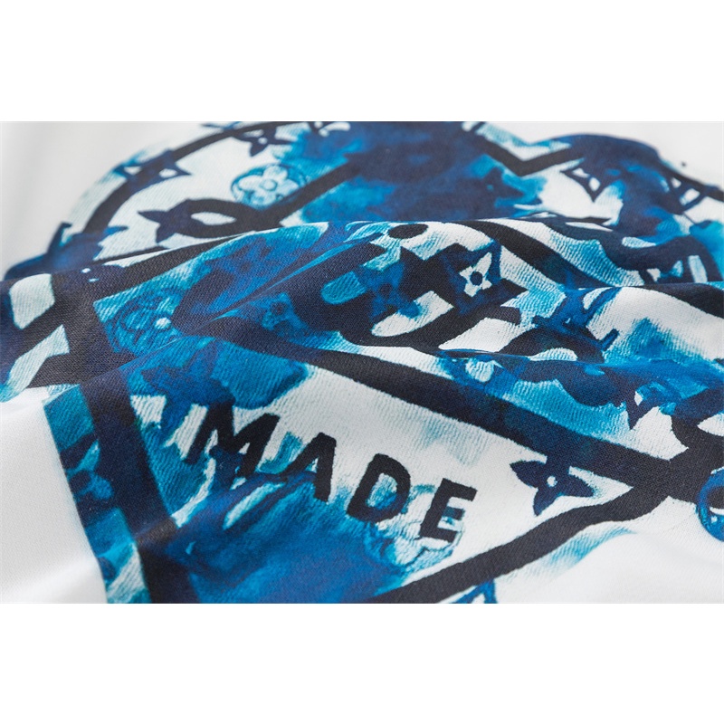 L &amp; V Áo sweater Cổ Tròn Thoải Mái In logo Biểu Tượng graffiti Bắt Mắt Phía Trước Thời Trang Giản Dị