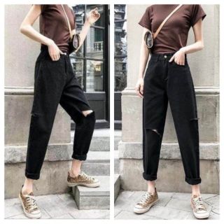 QUẦN BAGGY ĐEN ĐỦ SIZE 26-35 CHO NGƯỜI 42-80KG