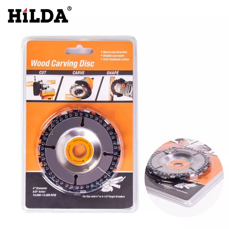 Đĩa cưa tròn gắn xích, lữa cưa gắn xích, dùng cho máy cắt, máy mài cầm tay 1 tất, 100mm, 10cm hàng chất lượng tốt