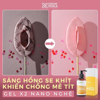 Dung dịch vệ sinh phụ nữ gel x2 nano nghệ