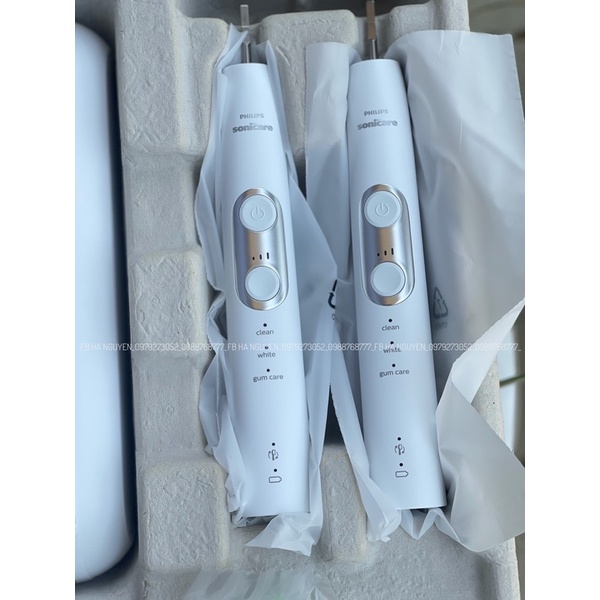 Bộ đôi bàn chải điện sóng âm Philips Sonicare ProtectiveClean 6100