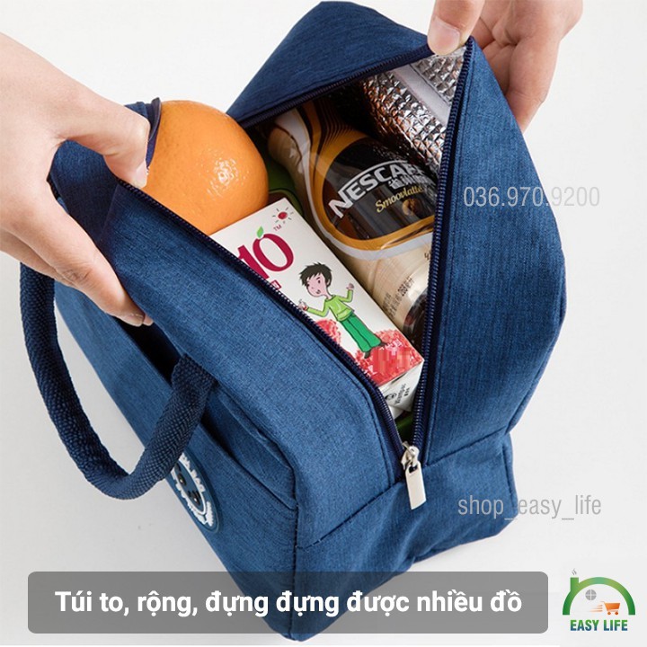 Túi Đựng Hộp Cơm Văn Phòng Giữ Nhiệt LUNCHBAG [Hình Gấu]