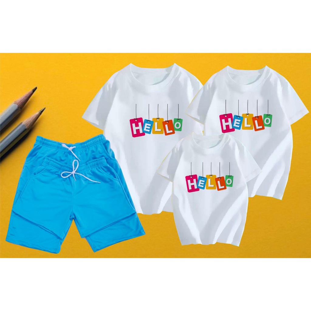 Áo nhóm , Đồ đi biển . Chất liệu thun cotton loại 1 đủ size từ 8 đến 100kg .