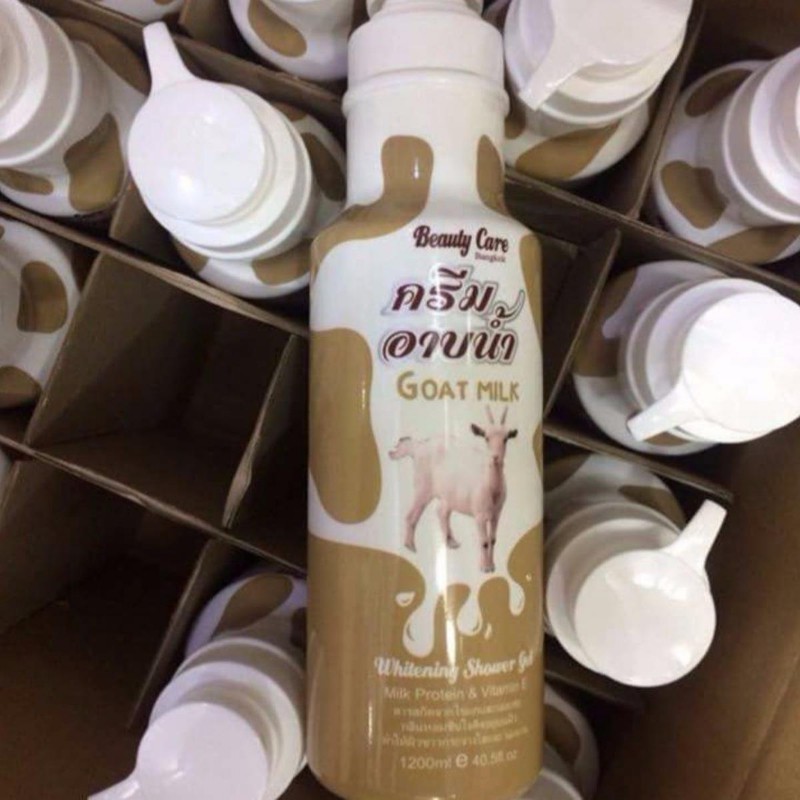 Sữa tắm Dê Beauty Care Whitening Shower Gel Thái Lan Goat Milk 1200ml - BX1742