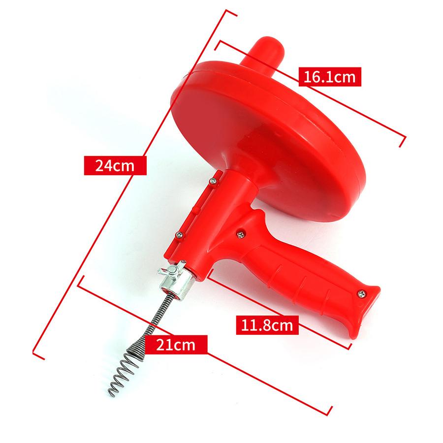 Dụng cụ thông tắc bồn cầu KAW 5m Loại bỏ vật cản - Thông thoáng thoát nước