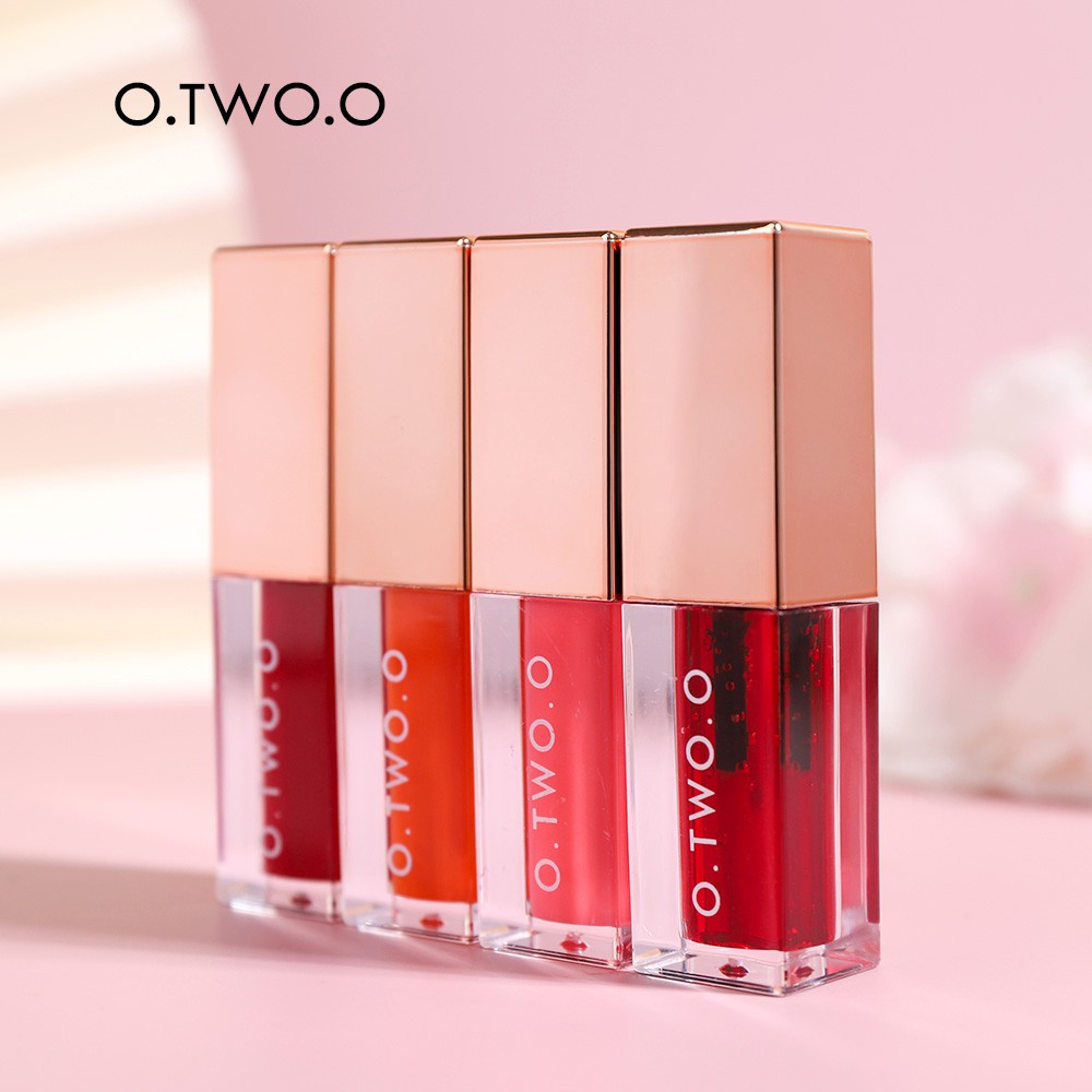 Son môi dạng lỏng O.TWO.O kháng nước lâu trôi thiết kế 2 trong 1 tận dụng để trang điểm má gồm 4 màu tùy chọn 28g | BigBuy360 - bigbuy360.vn