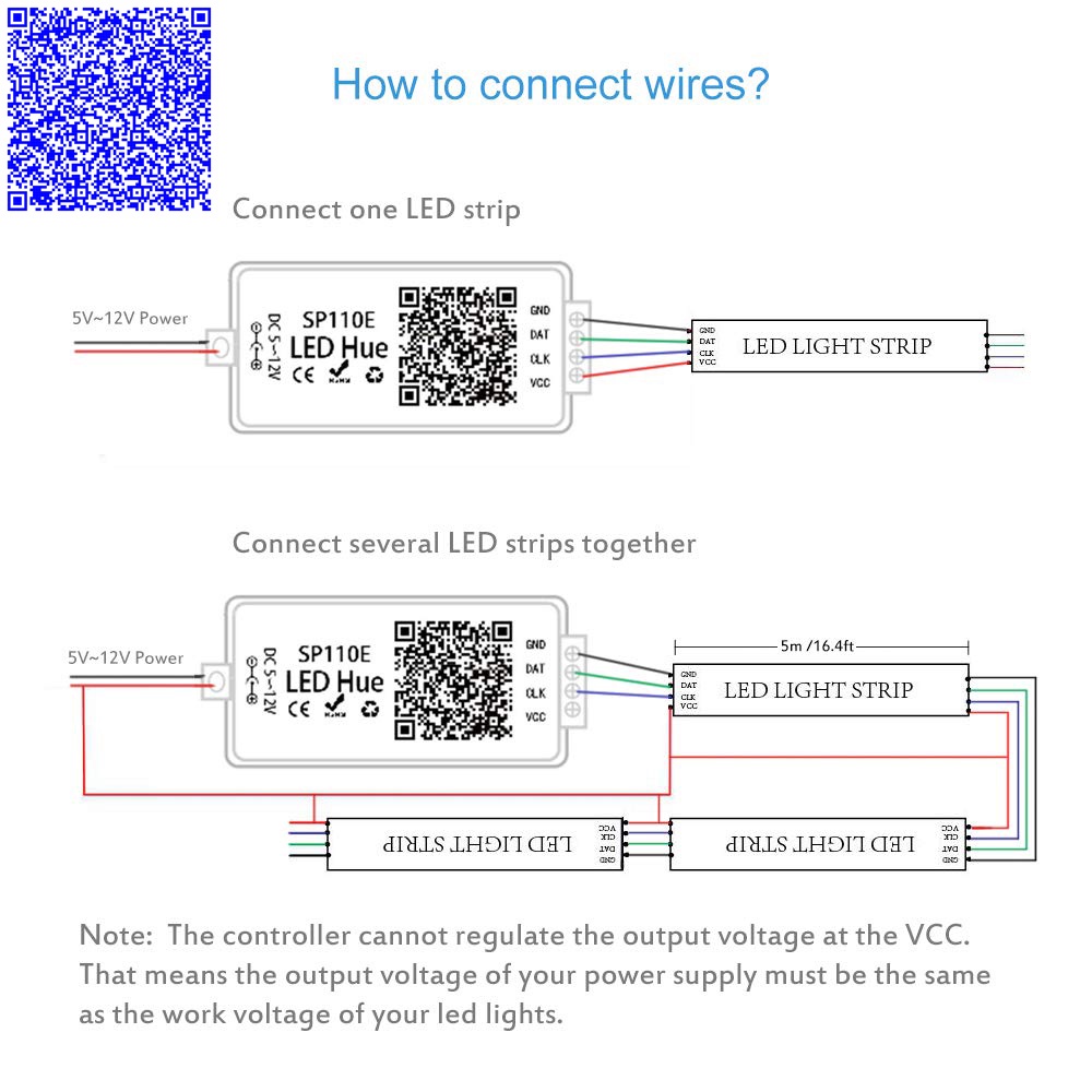 SP110E BỘ ĐIỀU KHIỂN LED FULL MÀU ARGB WS2811 WS2812B UCS1903 HỖ TRỢ APP BLUETOOTH