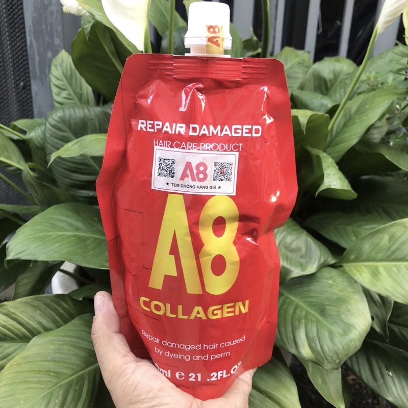 HẤP PHỤC HỒI CHUYÊN SÂU DƯỠNG TÓC SIÊU MƯỢT COLLAGEN A8