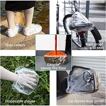 Set 50/100 màng bọc thực phẩm bằng nhựa PE dùng một lần