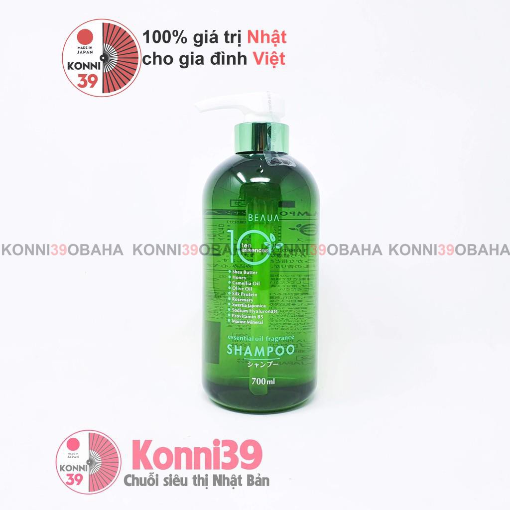 Dầu gội KUMANO Beaua 10 loại tinh chất 700ml