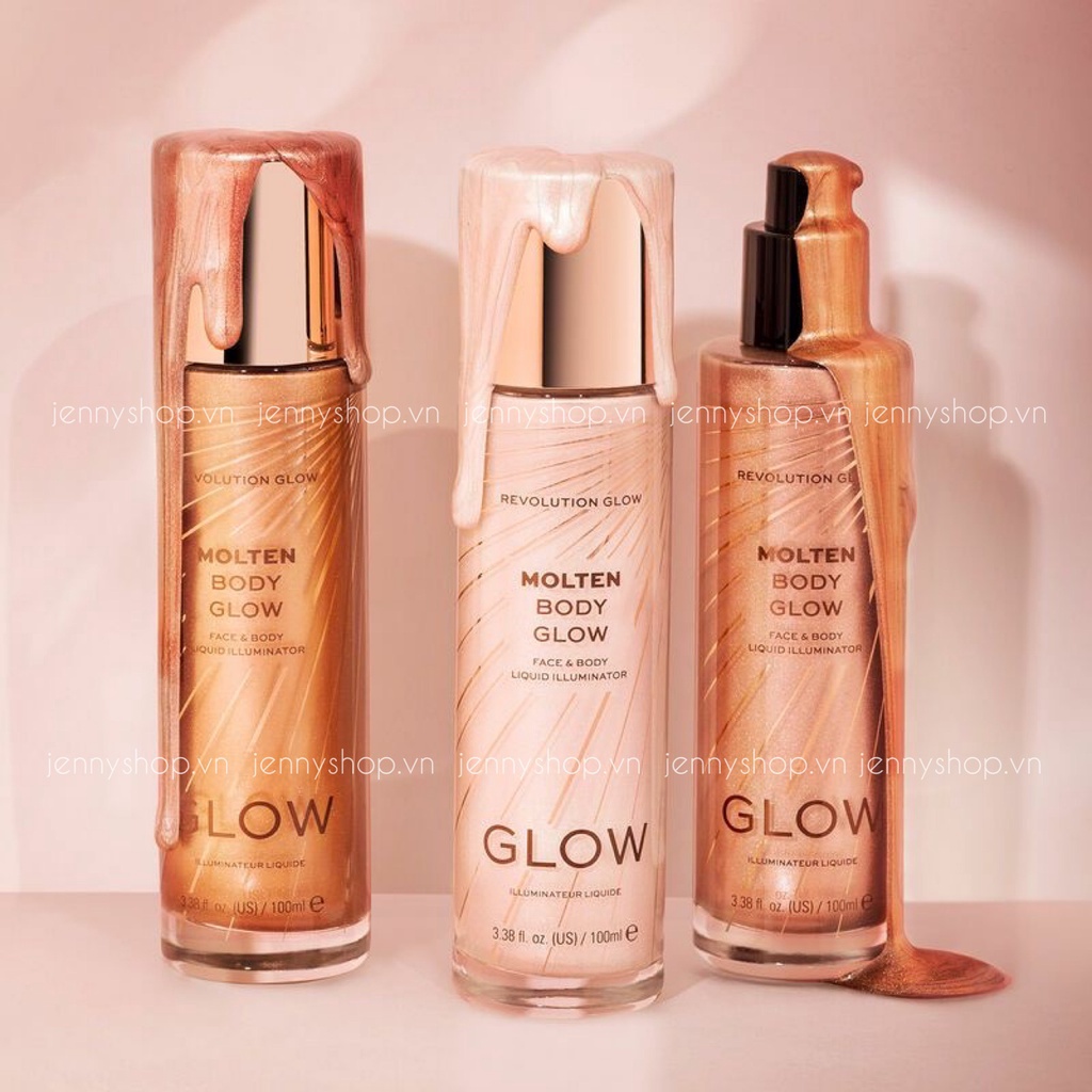 Nhũ Bắt Sáng Body Revolution Glow Molten Body Glow Liquid
