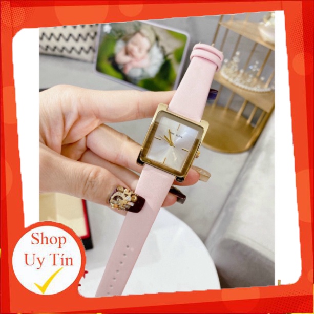 Đồng hồ ANNE KLEIN nữ dây da hàng đẹp logo sắc nét