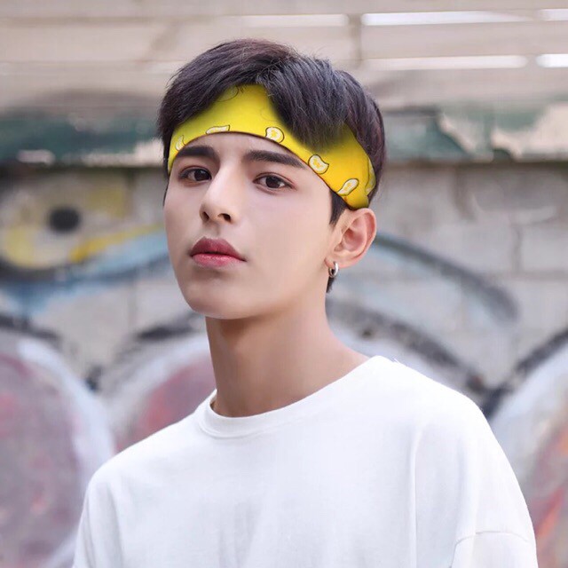 Khăn bandana khăn hiphop EXO khăn turban cotton size 53*53cm