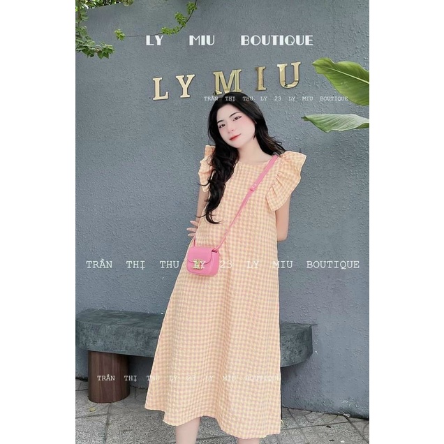 Váy Kẻ Tay Bèo Mã 259