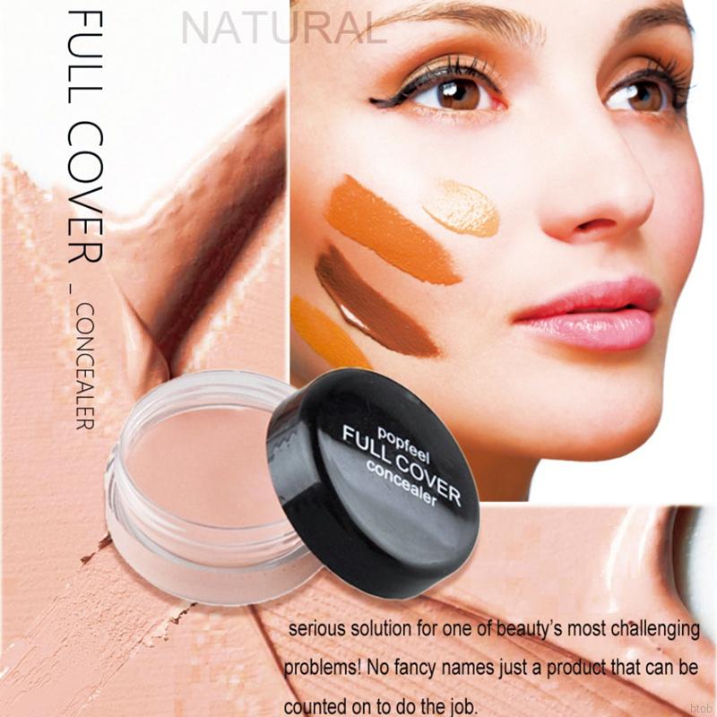 Full Cover Base Kem che khuyết điểm Phụ nữ Trang điểm mặt Ẩn Dark Spot Blemish Kem che khuyết điểm Contouring Corrective