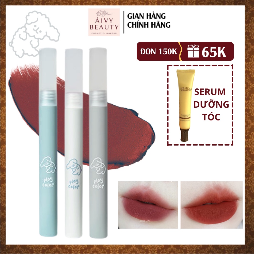 [ HÀNG SẴN HOLD LIVE ] Son Kem Lì HOLDLIVE Cún Little Ice Stick Lip Mud HL485