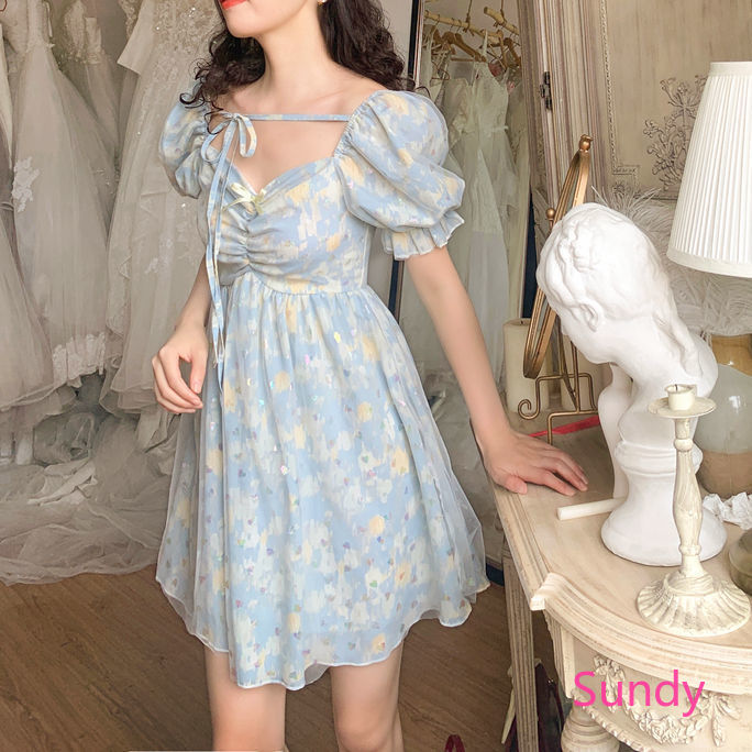 women's support fashion Korean short sleeve dress