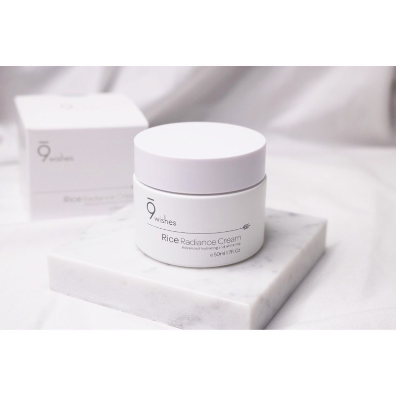 Kem dưỡng gạo 9 Wishes Rice Radiance Cream 50ml