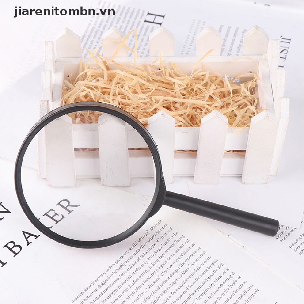 Kính Lúp Phóng Đại 5 Lần Cầm Tay 90mm Tiện Dụng