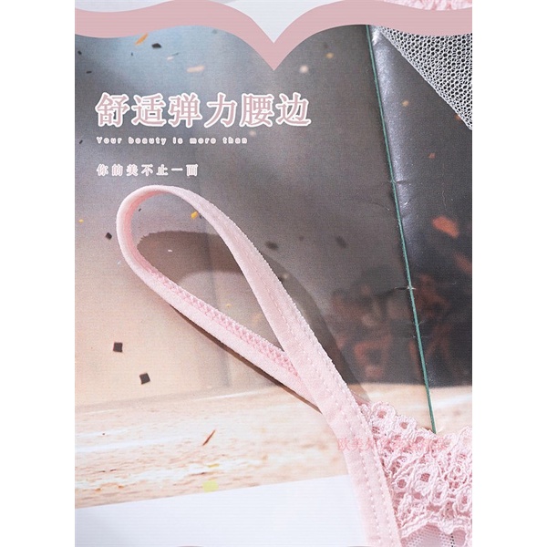 Quần Lót Nữ Ren Lọt Khe Nơ Sau Viền Sexy - Gợi Cảm Min Underwear 139175