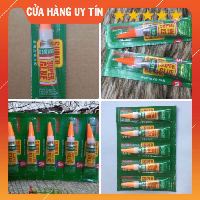Keo dán dép, keo dán đa năng super glue siêu dính